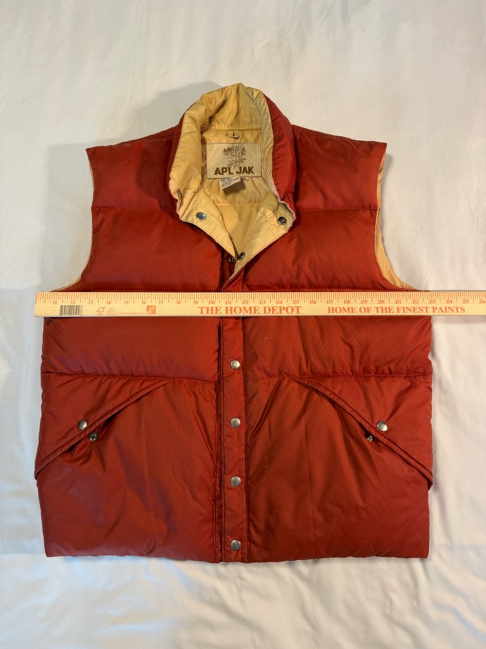 Vintage Ap’l Jak down-filled Puffer Vest